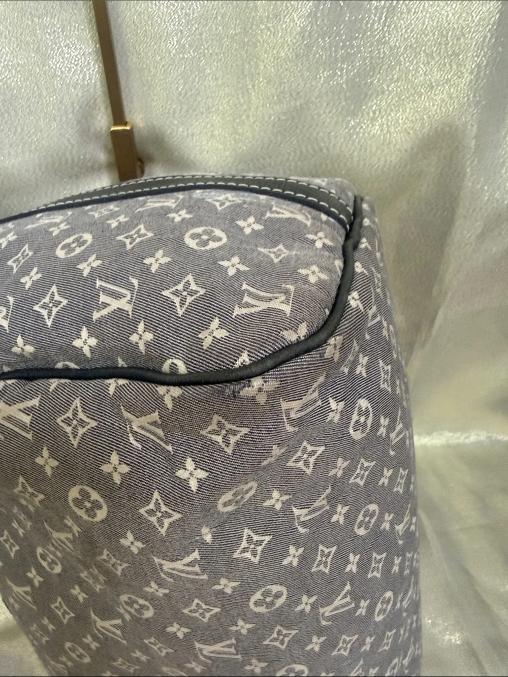 Louis Vuitton Encre Idylle Monogram Speedy Bandouliere 30 with crossbody strap